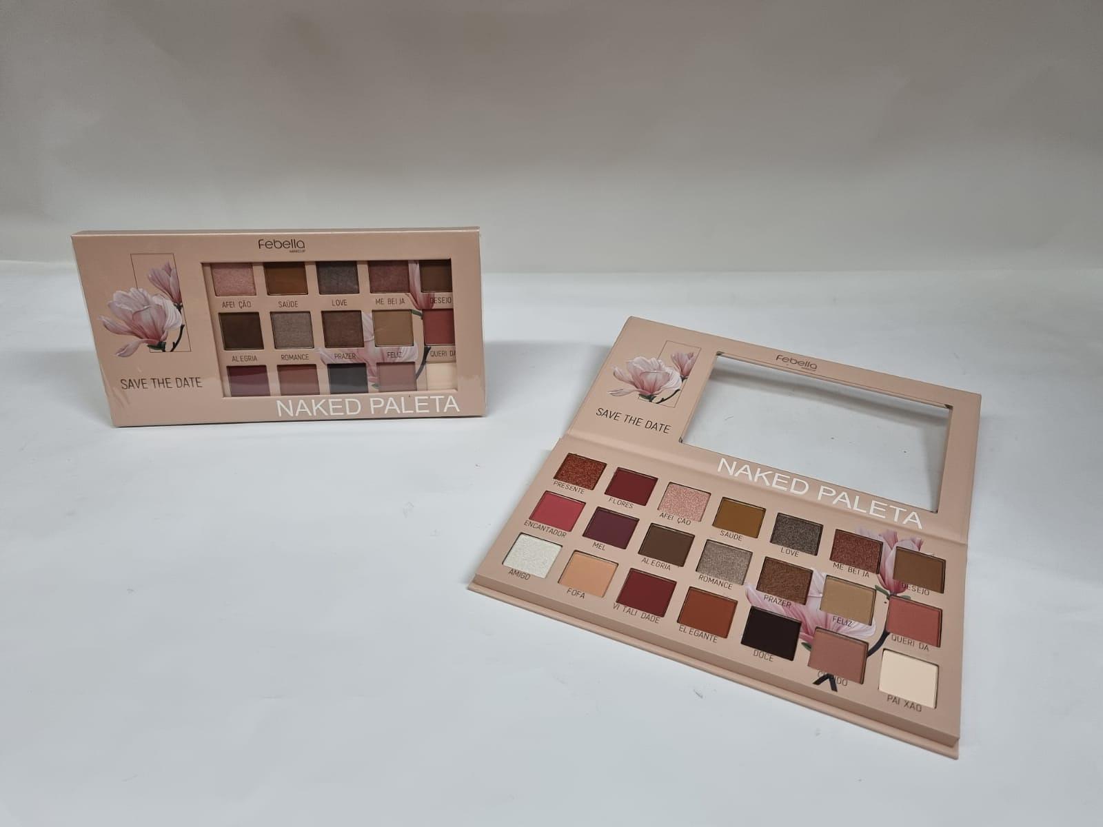 NAKED PALETA DE SOMBRAS FEBELLA Zhang Maquiagem