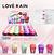 LIP GLOSS CUTE LOVE RAIN C/24PCS