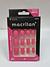 UNHAS POSTICA MEDIO ROSA C/12PCS