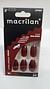 unhas posticas bailarina VINHO MACRILAN C/12PCS