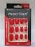 UNHAS POSTICA MEDIO VERMELHO C/12PCS